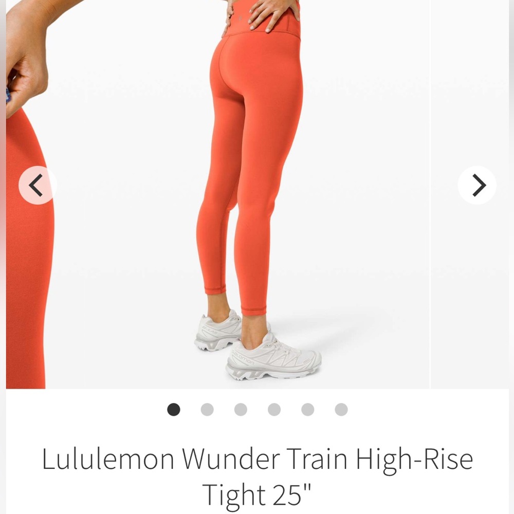 LULULEMON Wundertrain 25” HR